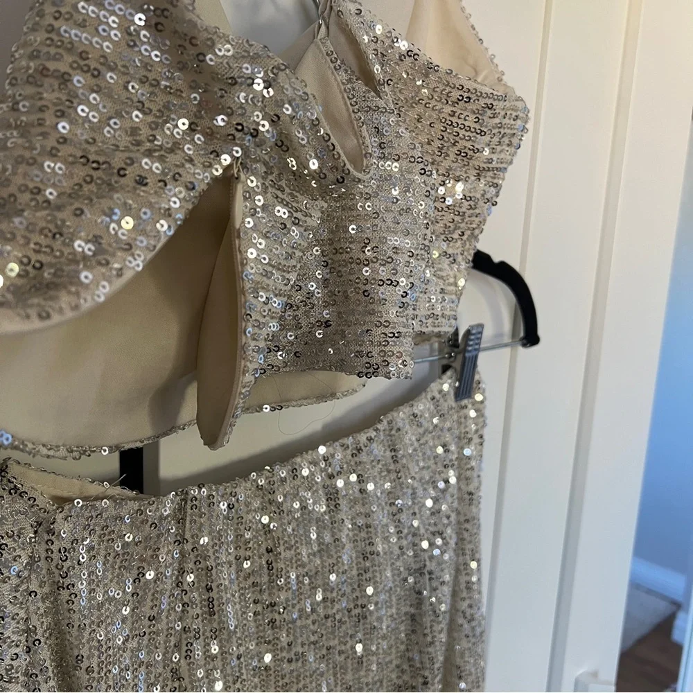 Forever 21 Sequin Midi Skirt Set, Sz S - Picture 9 of 11